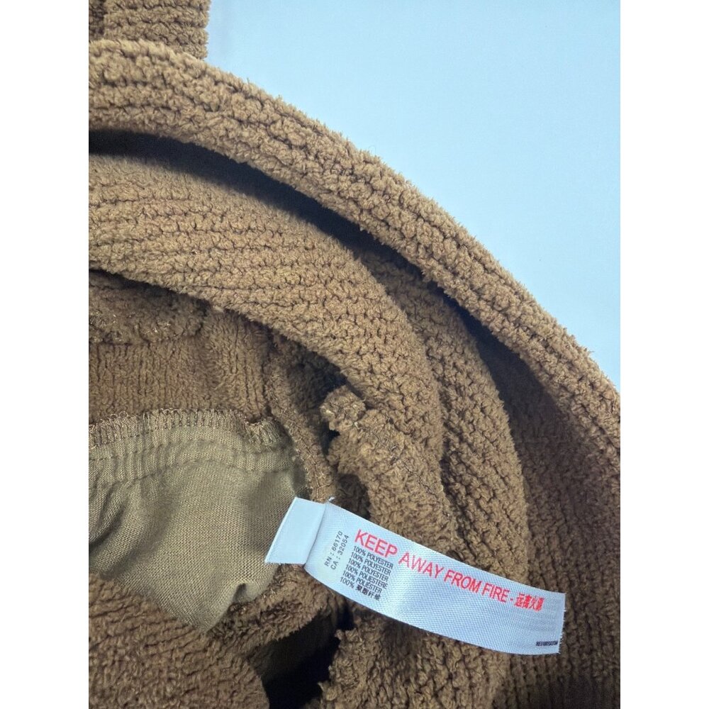 Free People Beach Banded Sweater Tunic Brown Womens Size Small Chunky Oversize - Picture 5 of 8